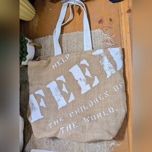 FEED tote bag #7 NWT